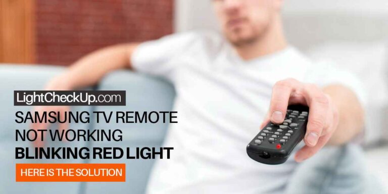 Samsung TV remote not working Blinking Red Light