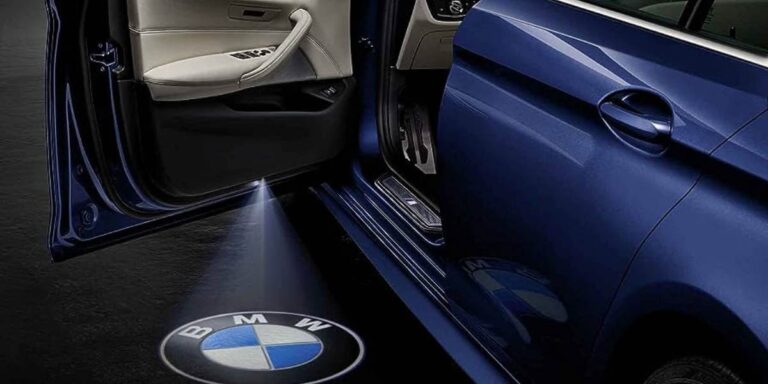 BMW door projector lights