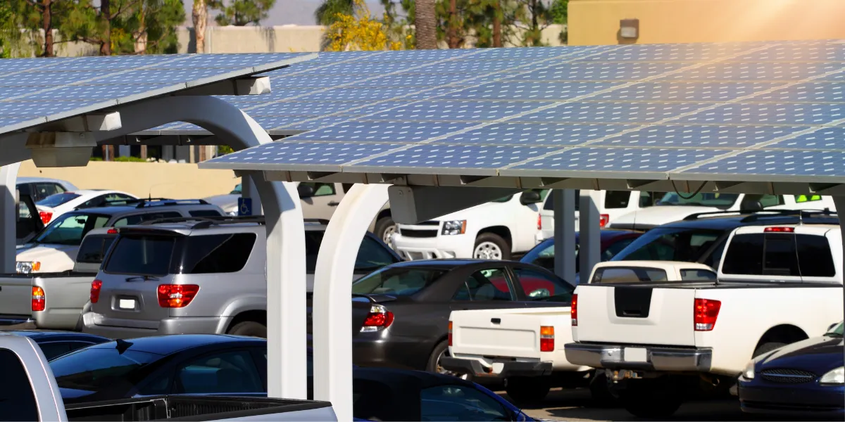 Solar Parking Lot Lighting Installation