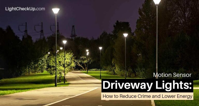 Motion Sensor Driveway Lights: How to Reduce Crime and Lower Energy