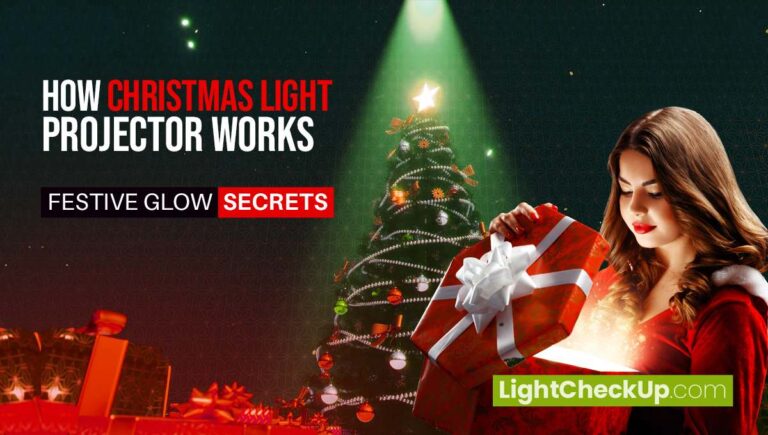 How Christmas light projector works