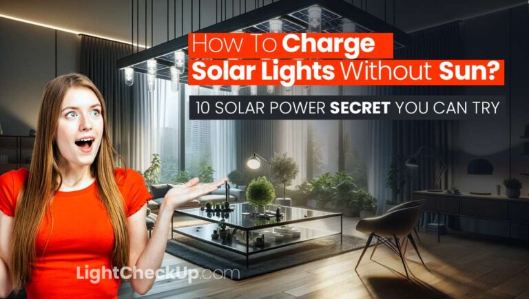 How To Charge Solar Lights Without Sun