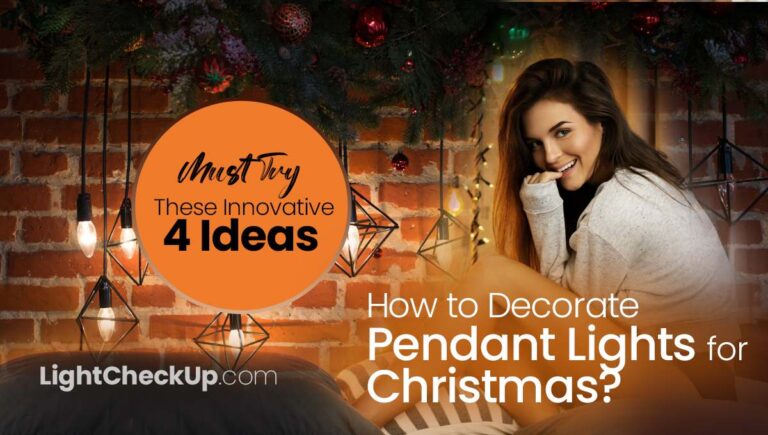 How to Decorate Pendant Lights for Christmas