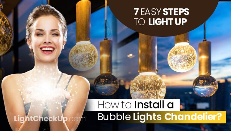 How to Install a Bubble Lights Chandelier