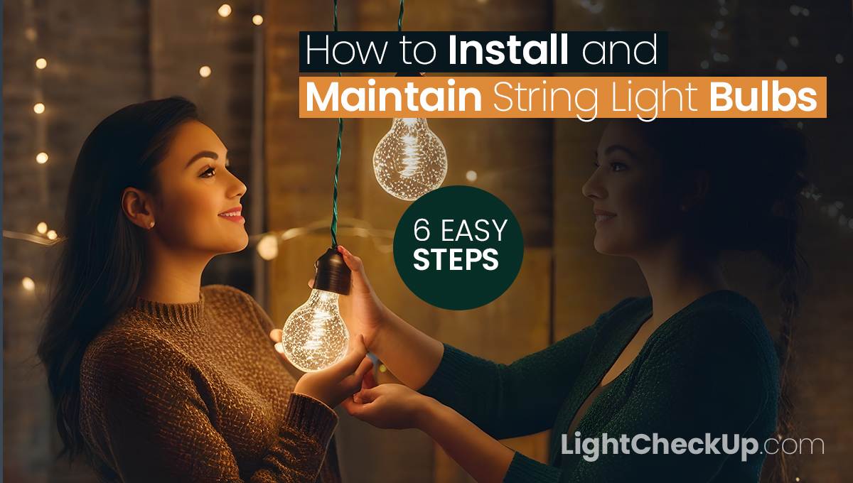 How to Install and Maintain String Light Bulbs DIY: 6 Easy Steps