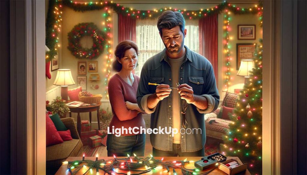 How to change the fuse in Christmas lights