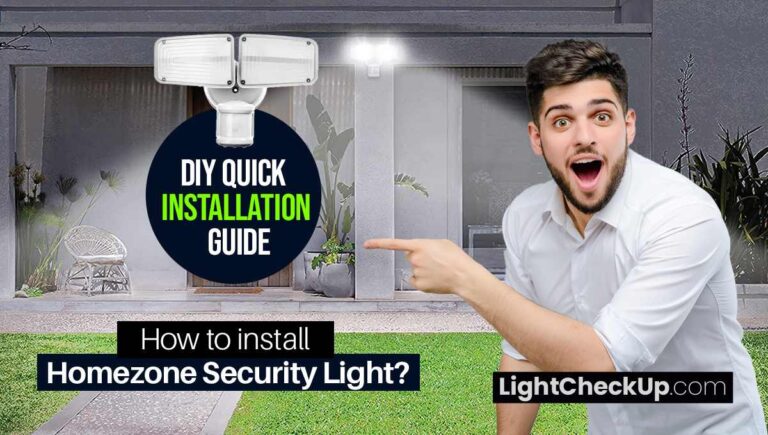 How to install home zone security light