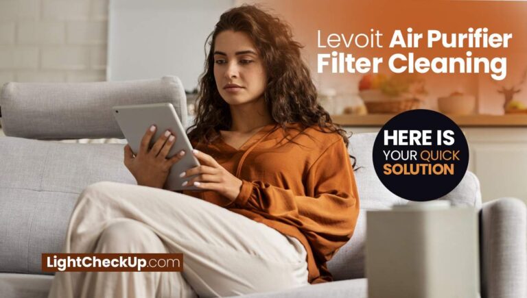 Levoit air purifier filter cleaning
