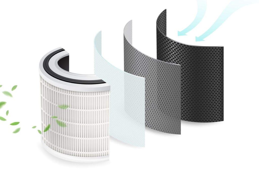 Levoit air purifier filter cleaning