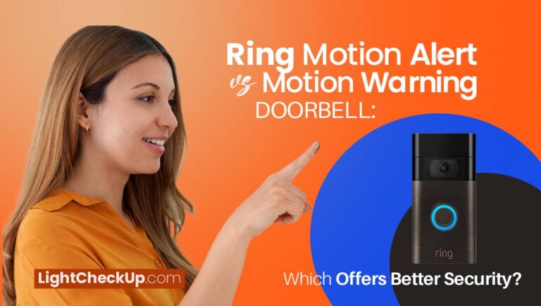Ring Motion Alert vs Motion Warning Doorbell
