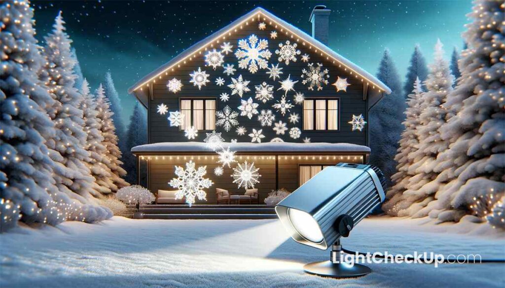 Snowflake Christmas light projectors
