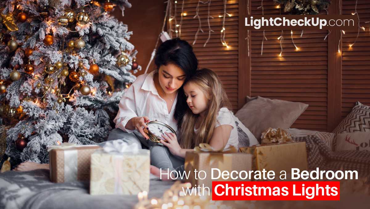 How to decorate a bedroom with Christmas lights: A must-try for the Holidays