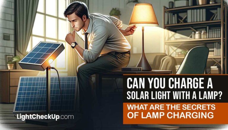 Can you charge a solar light with a lamp? Secrets of lamp charging