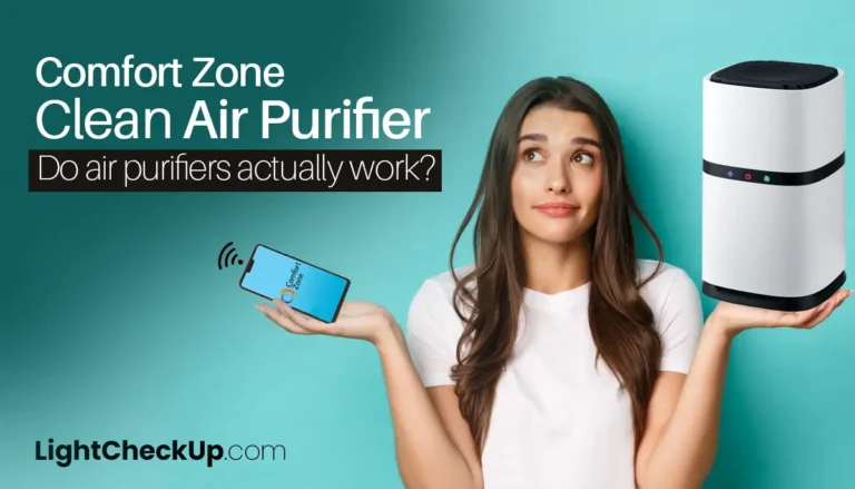 Comfort zone clean air purifier