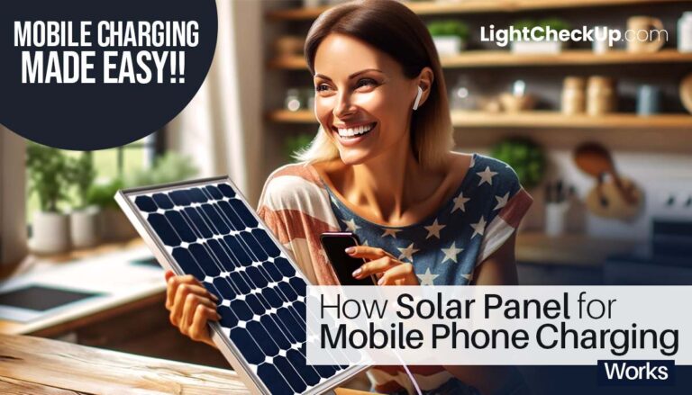 Solar panel for mobile phone charging