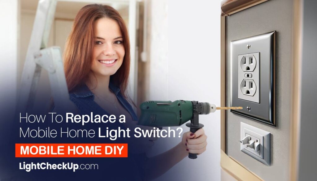 how to replace a double light switch in a mobile home