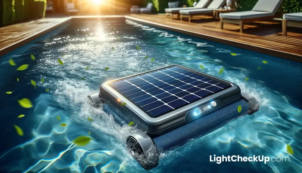 solar pool skimmer robot really helpful
