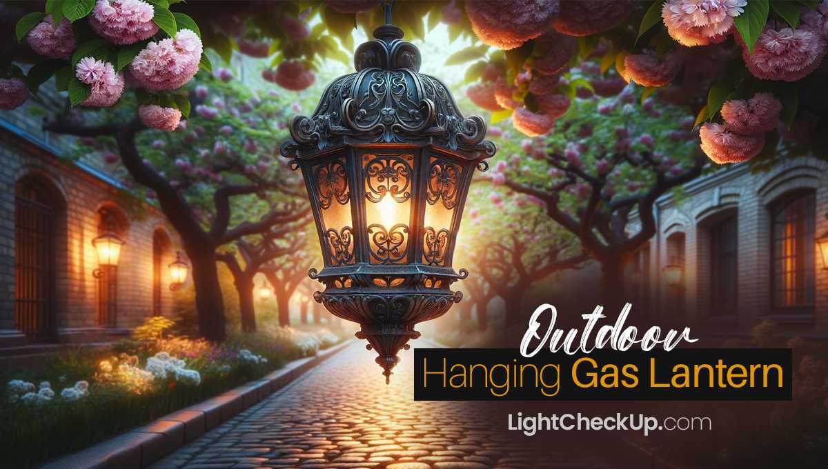 Hanging gas lantern for outdoor: Why does my hanging gas lantern flicker?