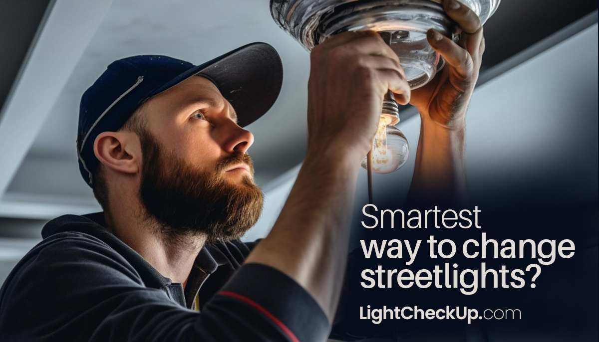 Do you want street light bulb replacement? What's the smartest way to change streetlights?