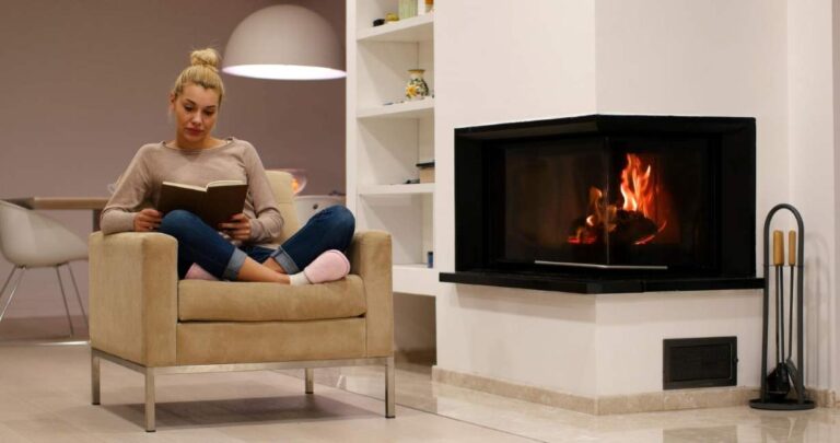 Indoor Fireplace Heater with Blower