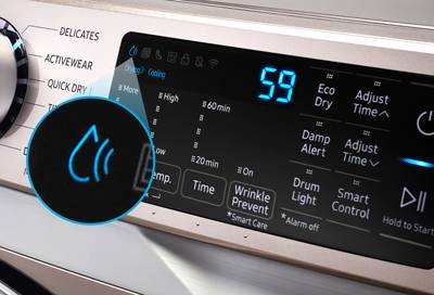 Samsung Dryer Cooling Light Stays
