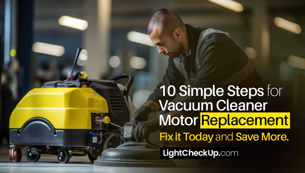 10 Simple Steps for vacuum cleaner motor replacement: Fix it Today and Save More.