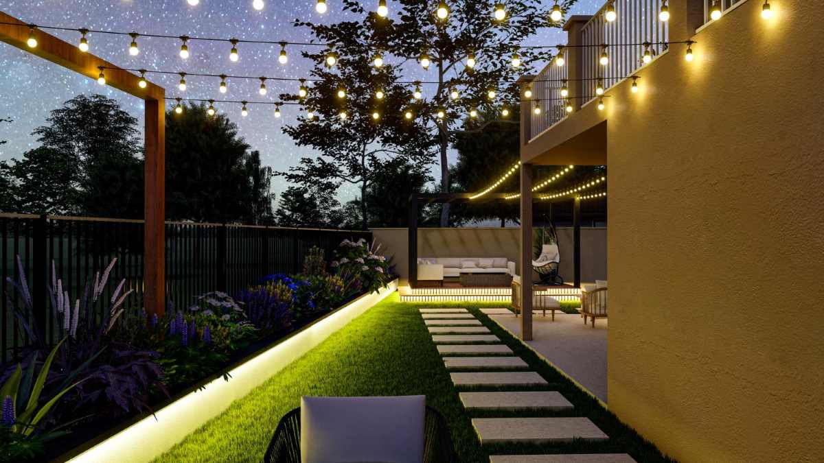Modern outdoor garden lights