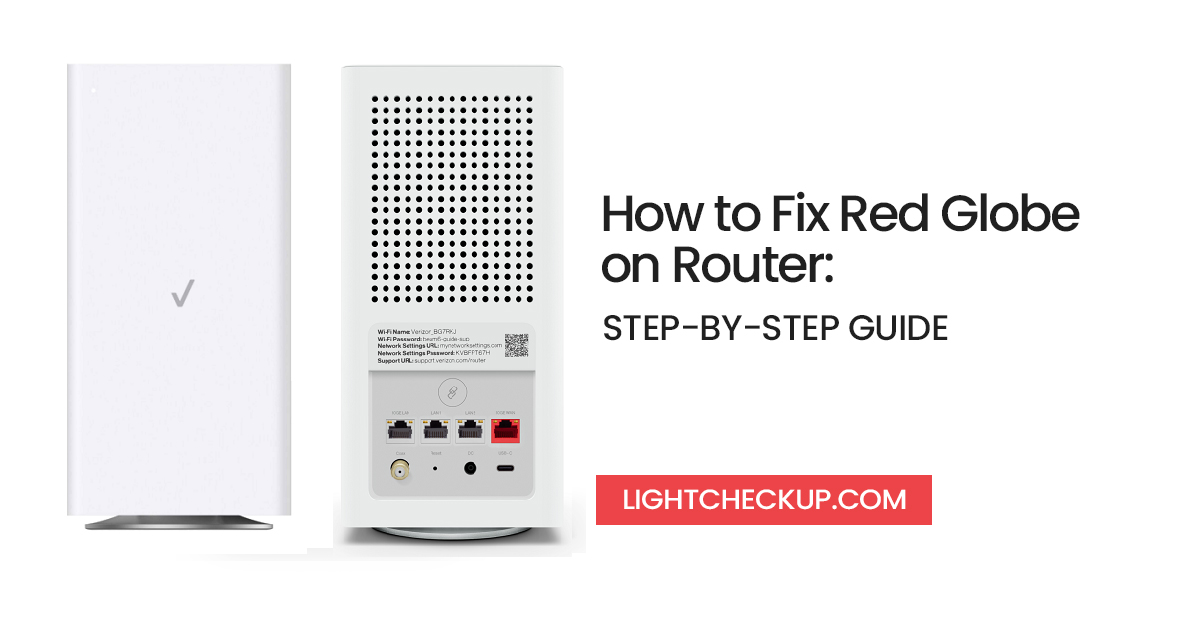 How to Fix Red Globe on Router: Step-by-step Guide