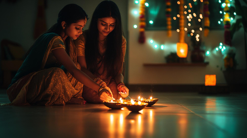 light up your house for Diwali