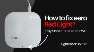 How to fix eero red light