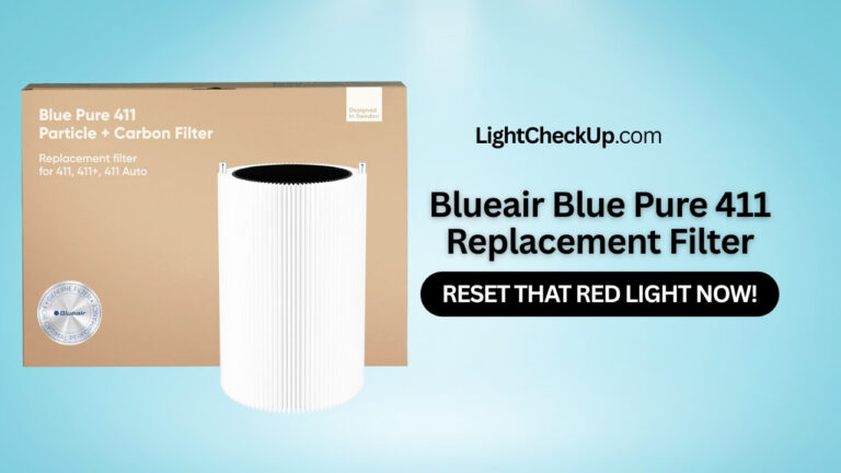 Blueair 411 Red Light