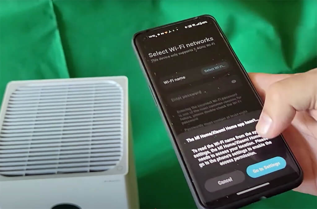 Connect Xiaomi Air Purifier to WiFi