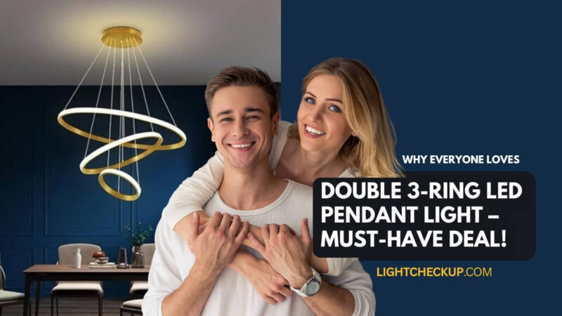 Double 3-Ring LED Pendant Light – Must-Have Deal