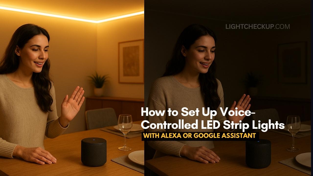 How to Set Up Voice-Controlled LED Strip Lights with Alexa or Google Assistant