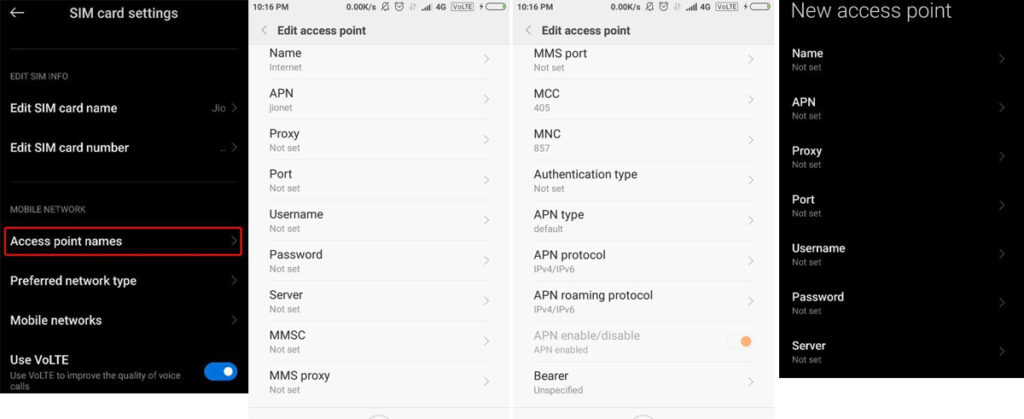 Best APN Settings for Jio (Boost Speed Instantly) 2 Best APN Settings for Jio