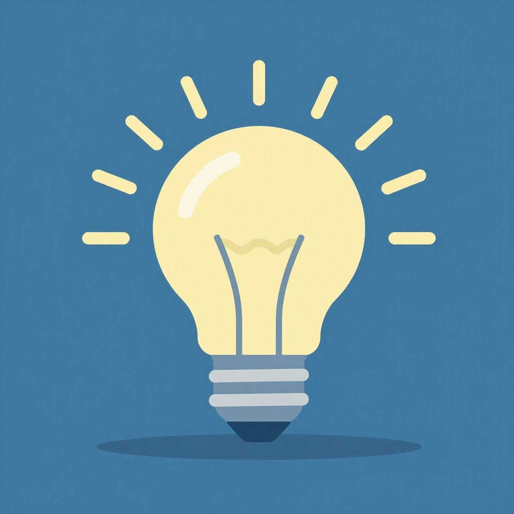 Traditional light bulb icon representing consistent illumination Traditional light bulb icon representing consistent illumination
