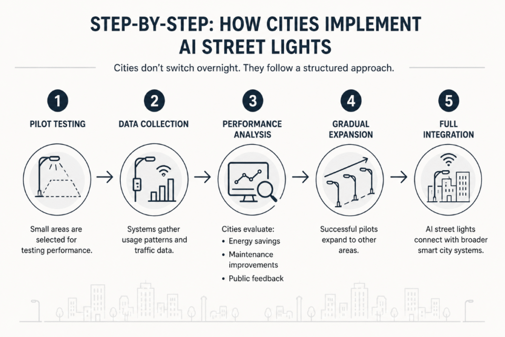 AI Street Lights: How Cities Are Cutting Power Bills by 60% 2 AI street lights
