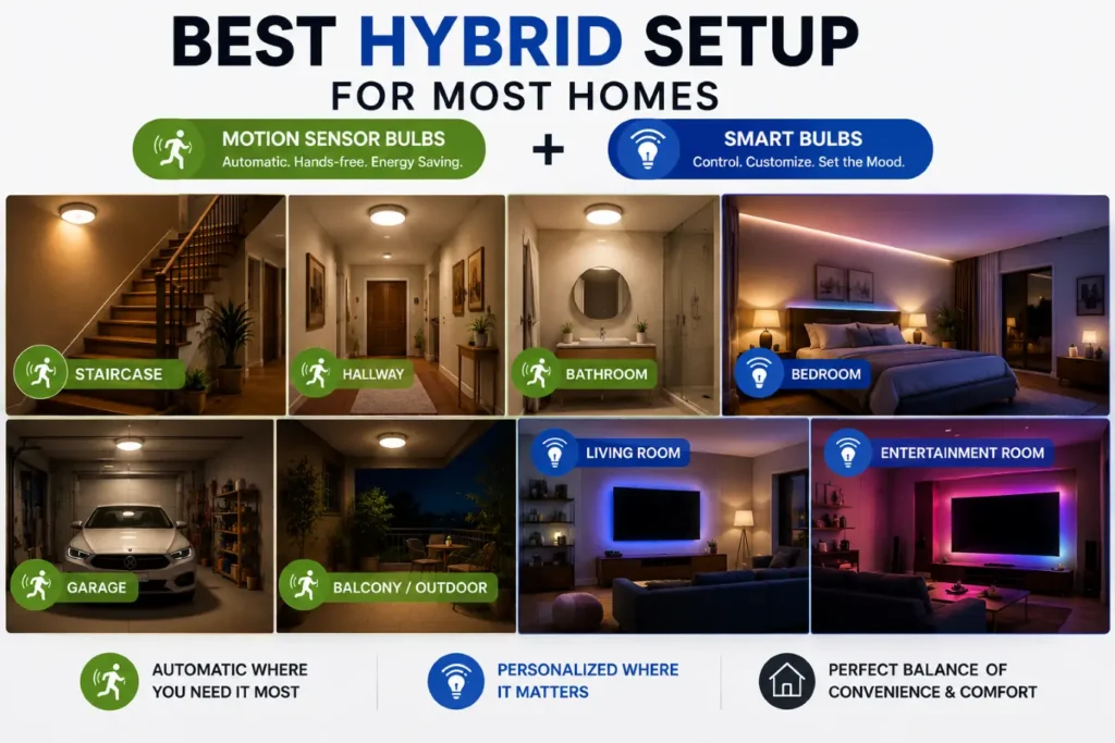 Motion Sensor Bulb vs Smart Bulb – Which Is Better? 2 Motion Sensor Bulb vs Smart Bulb