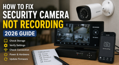 Fix Security Camera Not Recording Fast