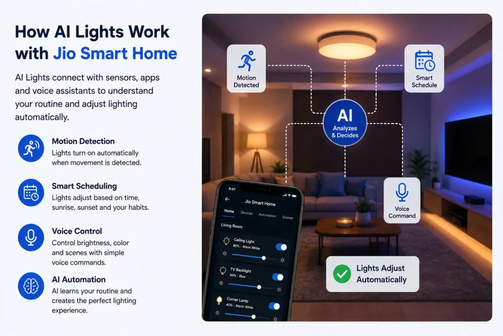 How AI Lights Work with Jio Smart Home 2 How AI Lights Work with Jio Smart Home