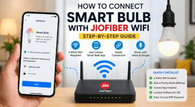 How to Connect Smart Bulb with JioFiber WiFi
