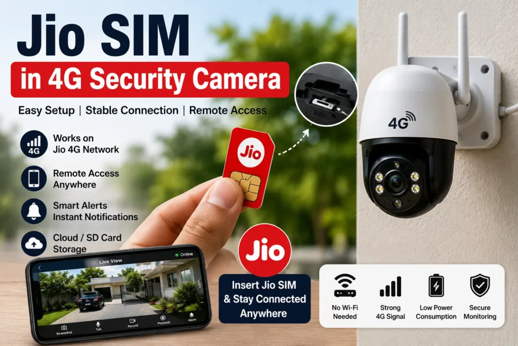 How to Use Jio SIM in 4G Security Camera 2 How to Use Jio SIM in 4G Security Camera