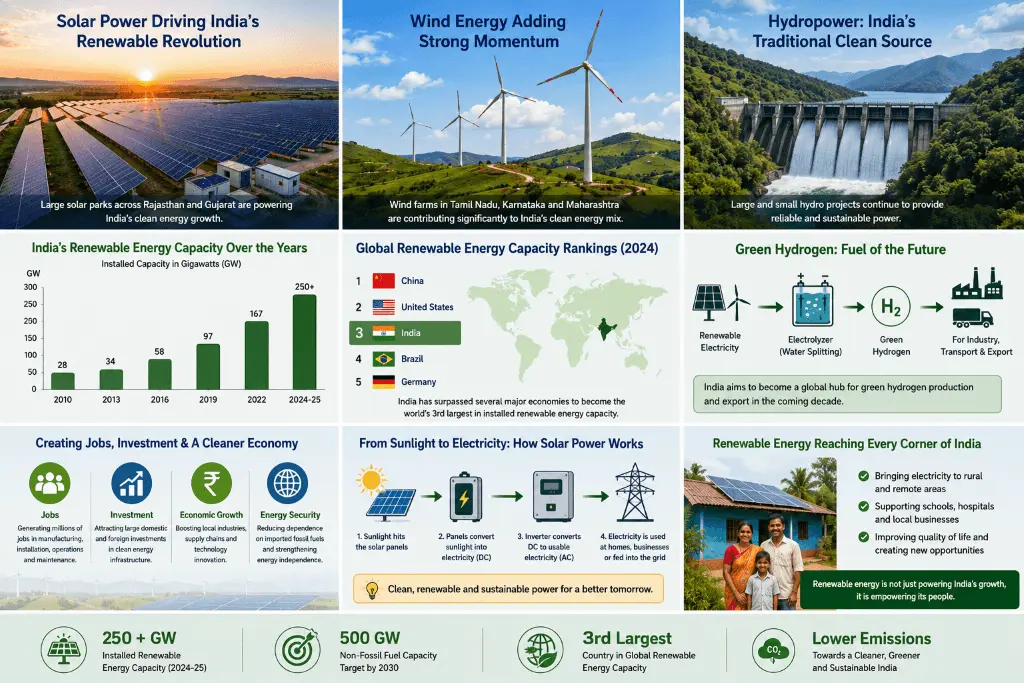 India Ranks 3rd in Global Renewable Energy: Why This Milestone Matters More Than People Think 3 India Ranks 3rd in Global Renewable Energy
