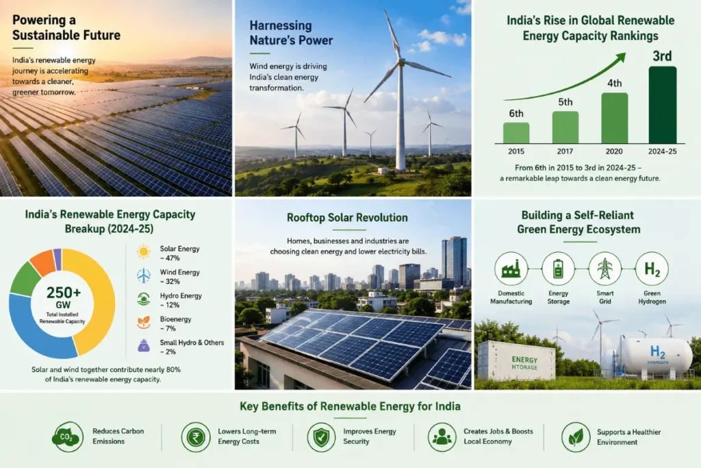 India Ranks 3rd in Global Renewable Energy: Why This Milestone Matters More Than People Think 2 India Ranks 3rd in Global Renewable Energy