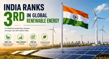 India Ranks 3rd in Global Renewable Energy