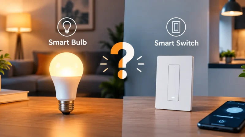 Smart Bulb vs Smart Switch