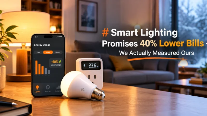 Smart Lighting Promises 40% Lower Bills