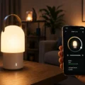 Cozy Smart Lamp Nightstand Scene