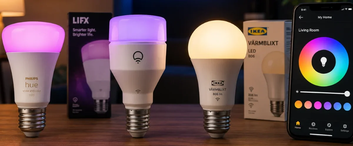 Hue vs LIFX vs IKEA Varmblixt
