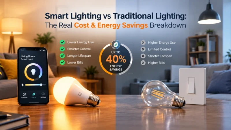 Smart Lighting vs Traditional Lighting